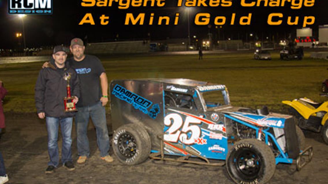 Sargent Takes Charge At Mini Gold Cup