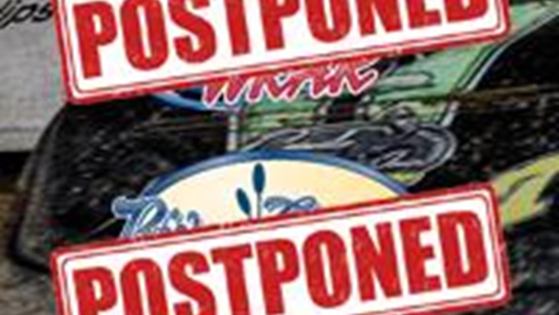 Speedway to Postpone WRAR / WNNT Night till Saturday April 28; Focus Now on King of the Commonwealth