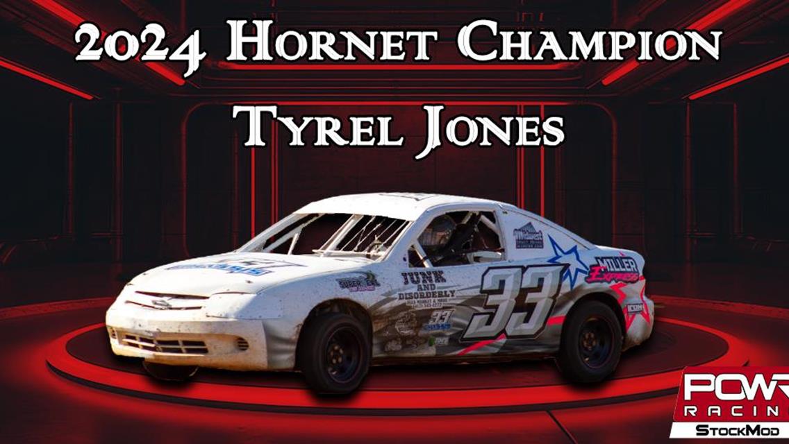 Tyrel Jones Joins Title-Holder List with POWRi Hornet Division Season Championship