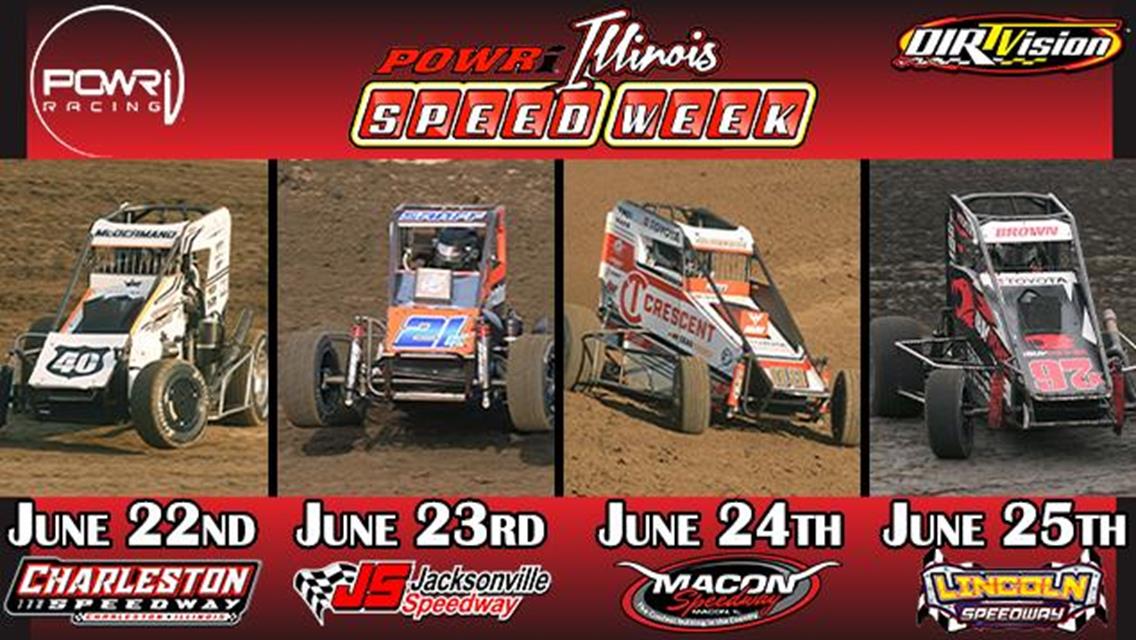 Eleventh Annual POWRi Illinois SPEEDWeek Approaches National Midget League