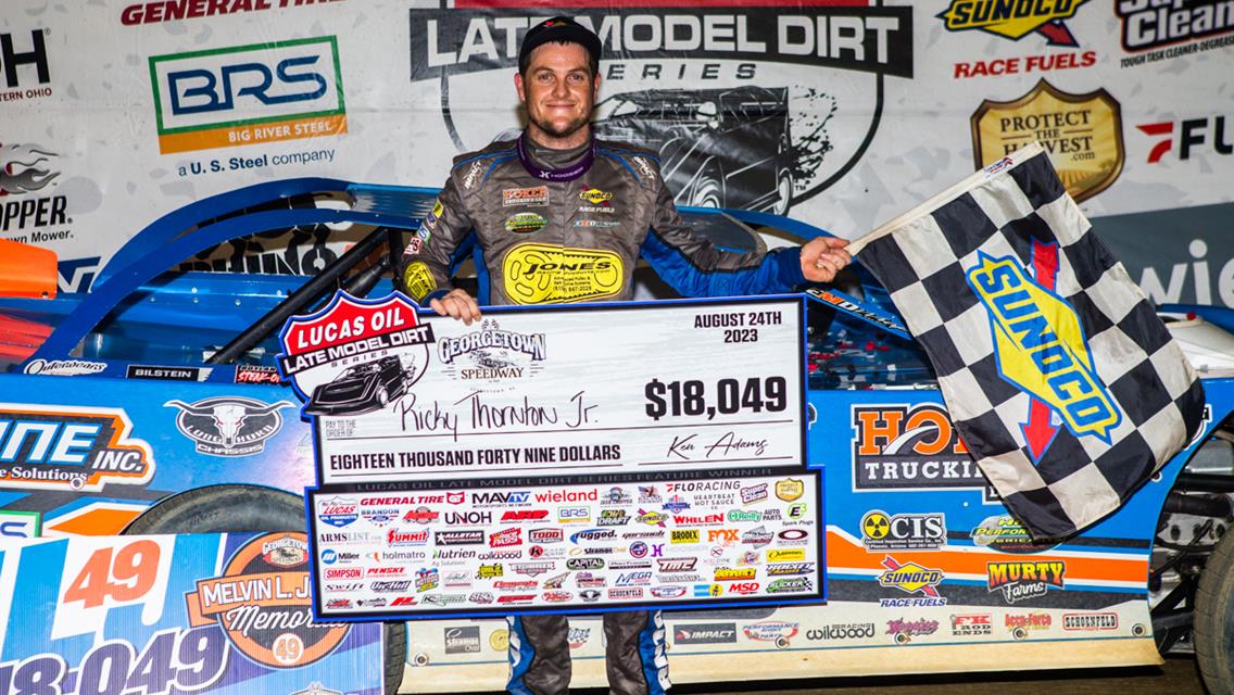 Thornton Jr. Claims Record-Setting 16th Lucas Dirt Win of 2023 at Georgetown