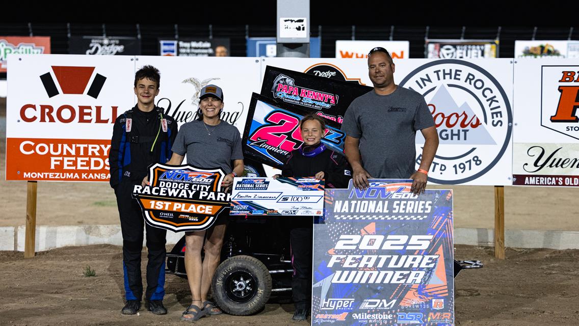 Sokol, Friesen, McRoberts, and Zimmerman Tame NOW600 National Series Fields on Saturday at Dodge City!
