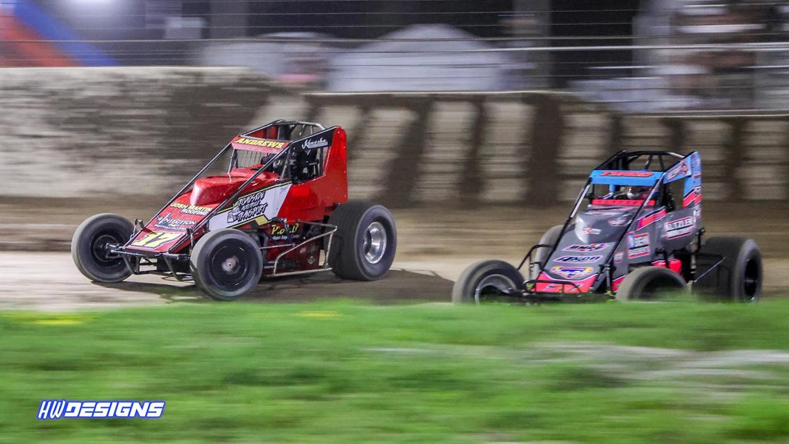 Wilmot Raceway (Wilmot, WI) – Wisconsin WingLESS Sprint Series – July 12th, 2025. (HW Designs photo)