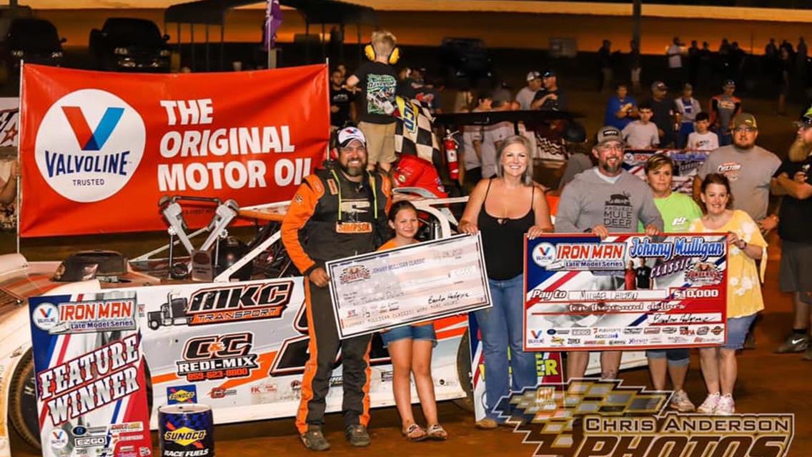 Michael Chilton Charges to Valvoline Iron-Man Late Model Northern Series Johnny Mulligan Classic