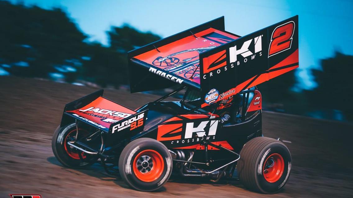 Kerry Madsen and Big Game Motorsports Post Podium During Knoxville Opener