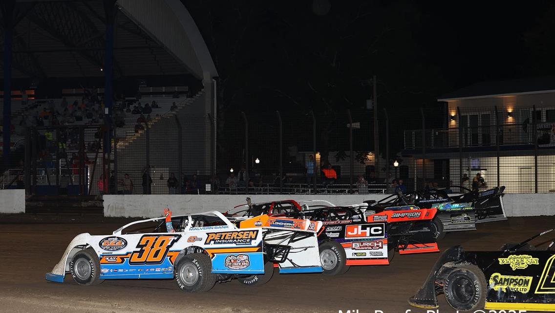 Davenport Speedway (Davenport, IA) – Dirt Stars – Greg Durbin Memorial – September 26th-27th, 2025. (Mike Ruefer photo)