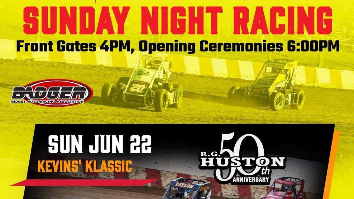 Badger Midgets and Angell Park Speedway Set for Tonight , Sunday, June 22!