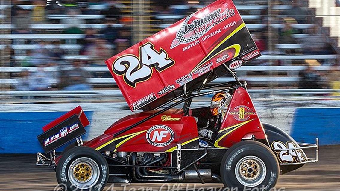 Johnson Charges to First Podium of Season at Petaluma Speedway