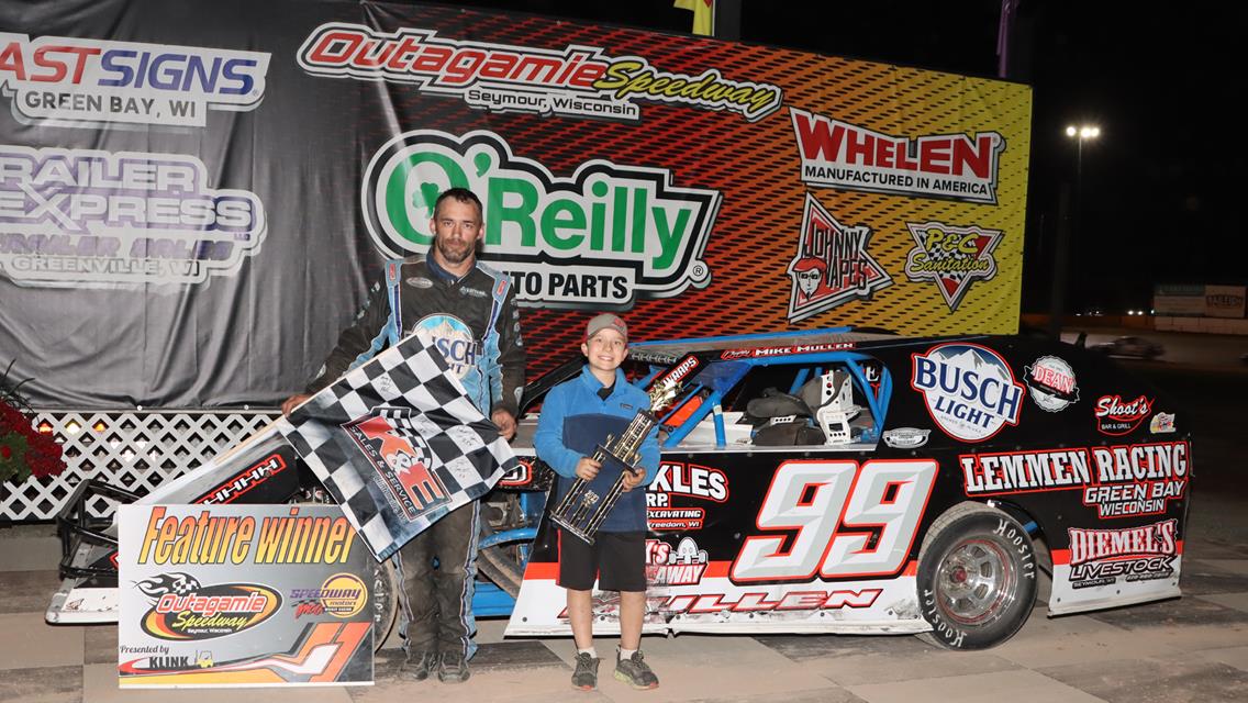 “Mighty” Mike Mullen tops Modified field at Outagamie Speedway