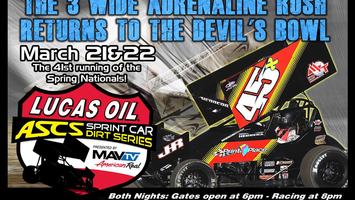 Lucas Oil ASCS readying for Devil&#39;s Bowl Spring Nationals