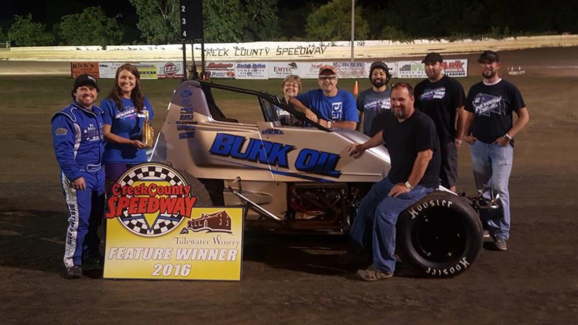 Deal finds victory lane at Creek County Speedway