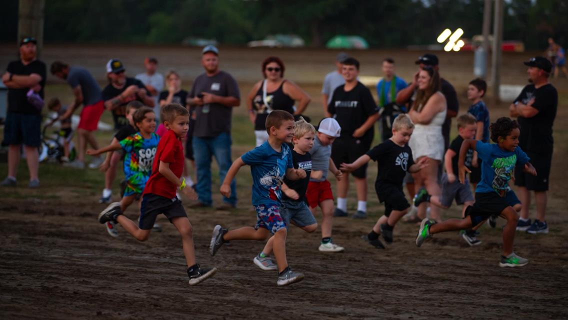 Kid’s Night Victories go to Campbell, Clancy, Russell, and Schultz at Central Missouri Speedway!