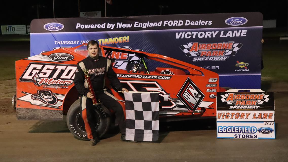 Stone takes first career 358 modified win, Lussier back on top;  Guay, Doner and Tourville all find winners’ circle