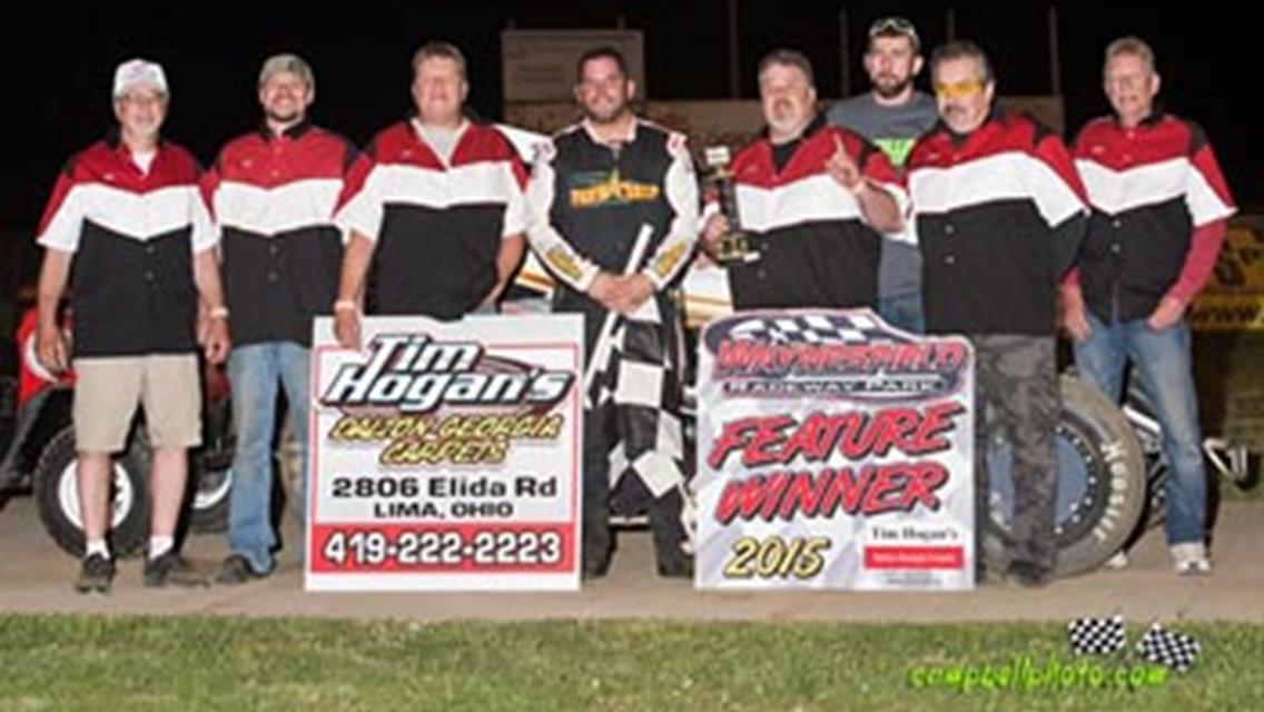 Luke Hall captured feature at Waynesfield