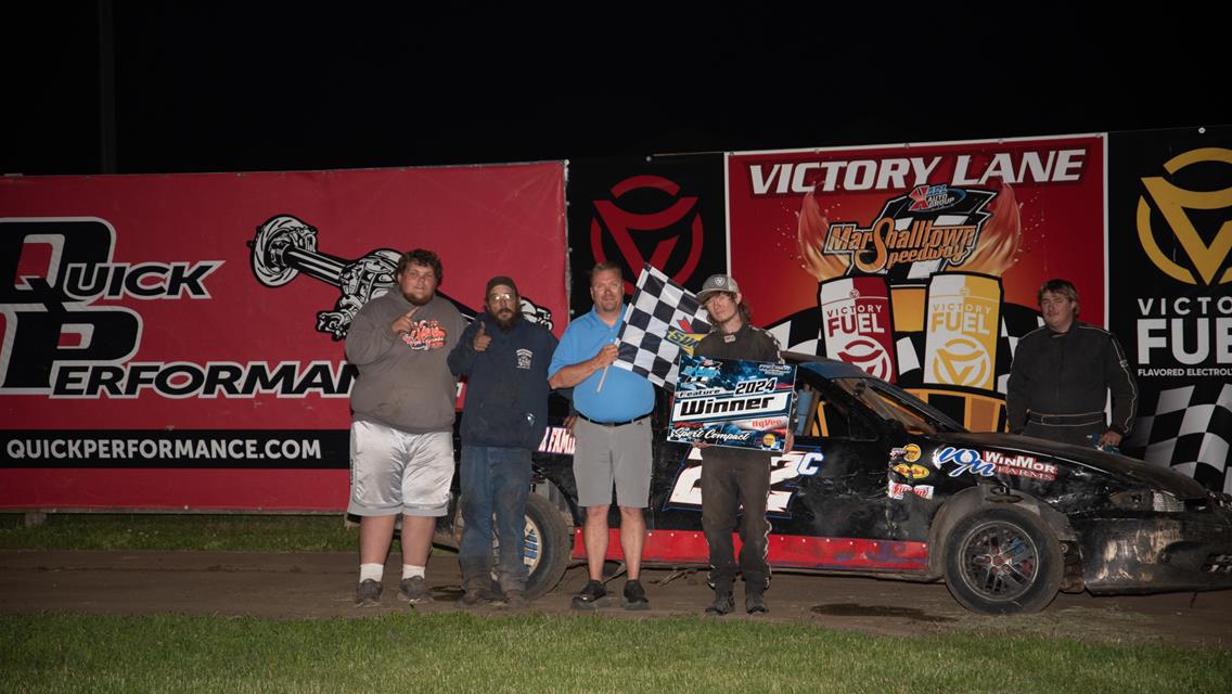 Corn Takes first Iowa win, Janssen, Olson, Knutson, George, and Williams also see checkers