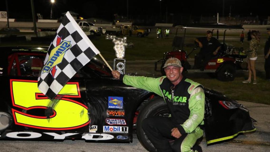 Allman wins wild Sunoco Challenge feature at Desoto