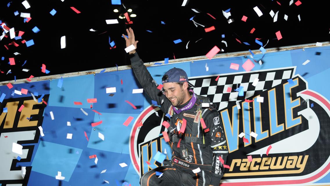 Ricky Weiss first Canadian to win at Knoxville Late Model Nationals