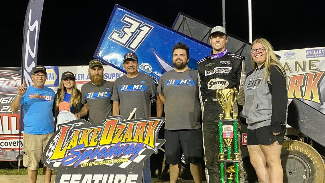 Joe B Miller Masterful in Lake Ozark Speedway POWRi 410 Outlaw Weekend Finale