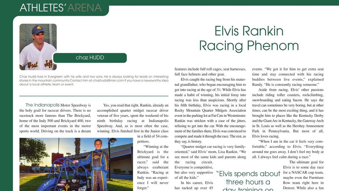 Elvis Rankin Racing Phenom