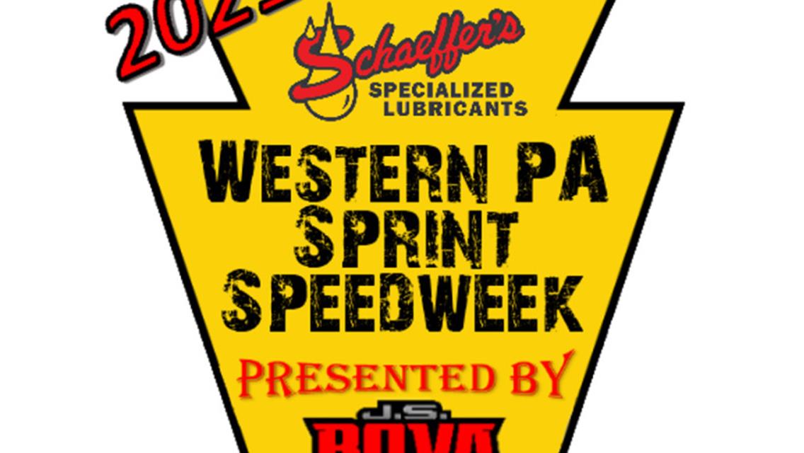 Western PA Sprint Speedweek to make a story at Sharon Saturday; RUSH Sprints return along with RUSH Mods &amp; Econo Mods