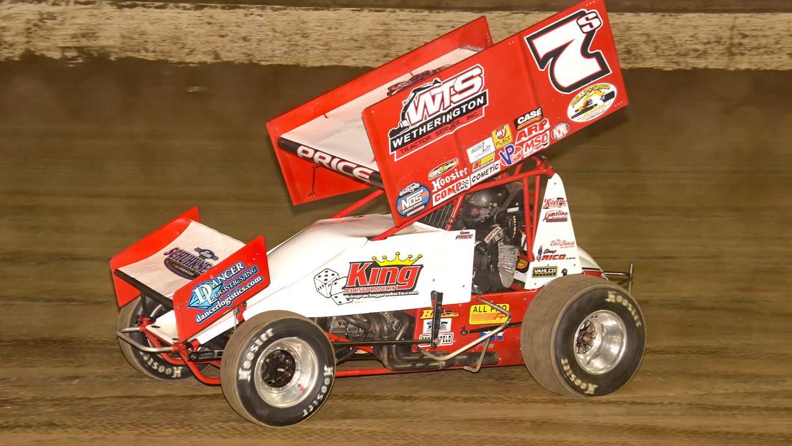 Price Guides Sides Motorsports to Second-Most Positions Gained at Sharon Speedway
