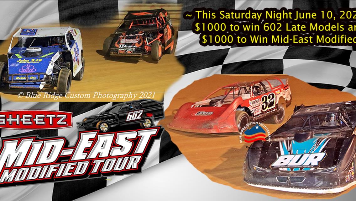 Mid-East Modifieds &amp; 602 Late Model $1000 to win in both!