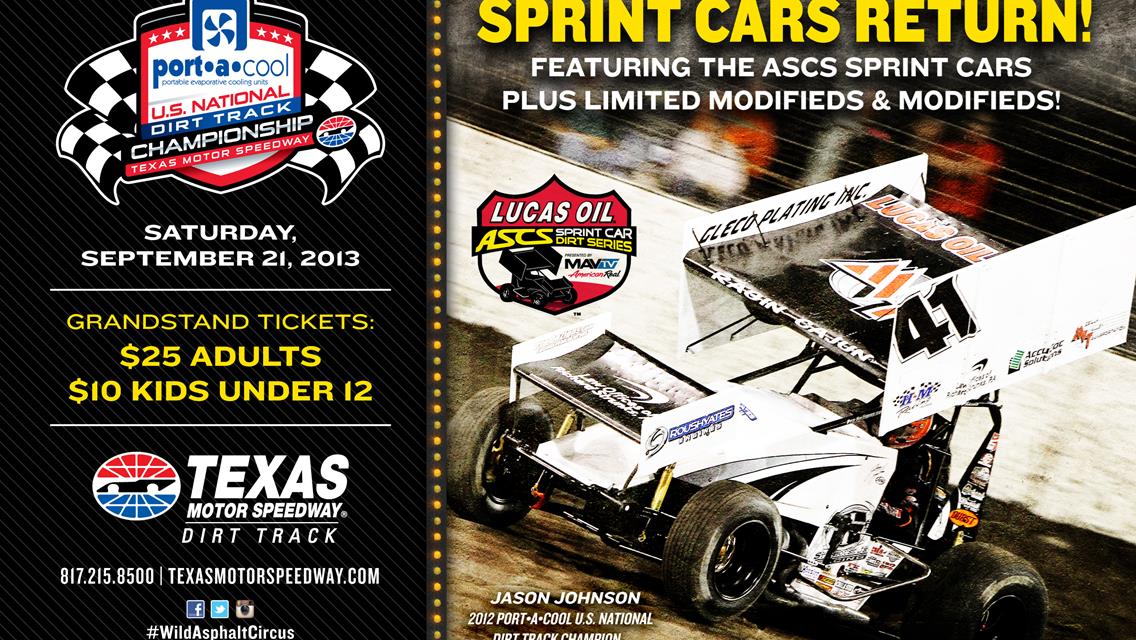 Texas Motor Speedway next for Lucas Oil ASCS