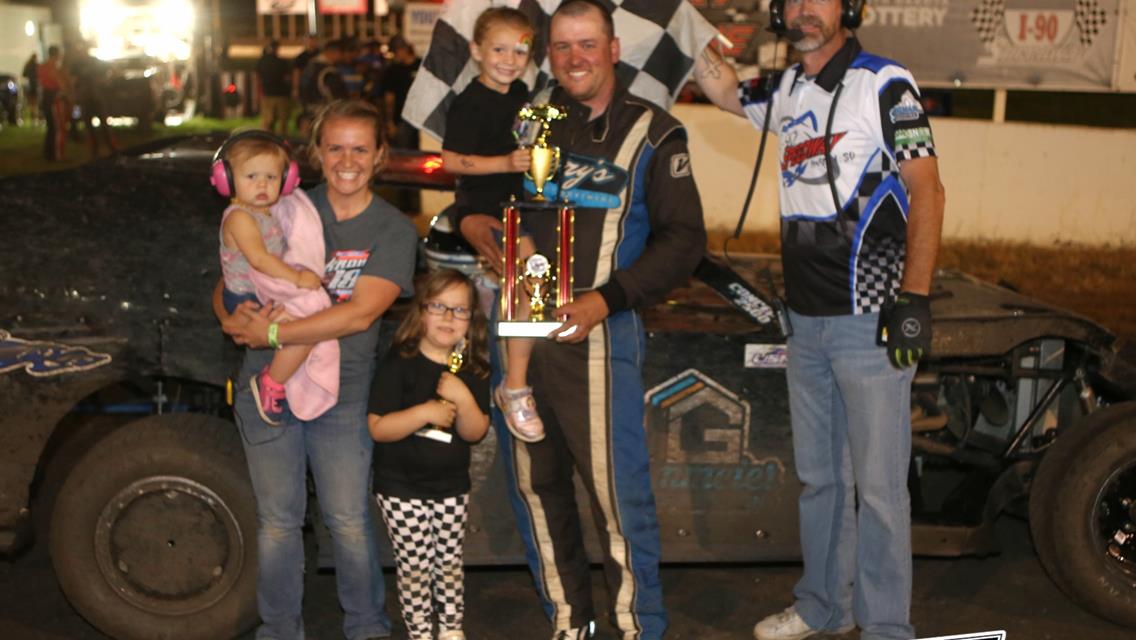 Goos scores sprint win, Yeigh claims LMSS Pit Stop Challenge at I-90 Speedway