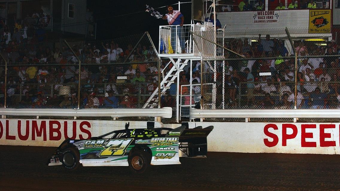 Lucas Oil Late Model Dirt Series Sees Wall to Wall Excitement at Columbus Speedway