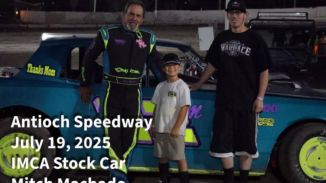 Thomson, Young, Shrader, Machado, Mentch, Brown Score Antioch Speedway Wins