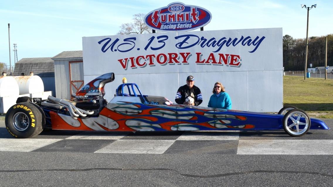 BEN PARKS TAKES SUPER PRO WIN ON WIND SHORTENED U.S. 13 DRAGWAY