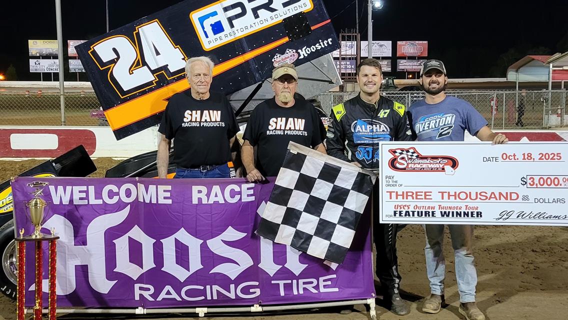 RIGGINS RIDES TO VICTORY IN USCS 2025 SEASON FINALE AT SWAINSBORO RACEWAY.