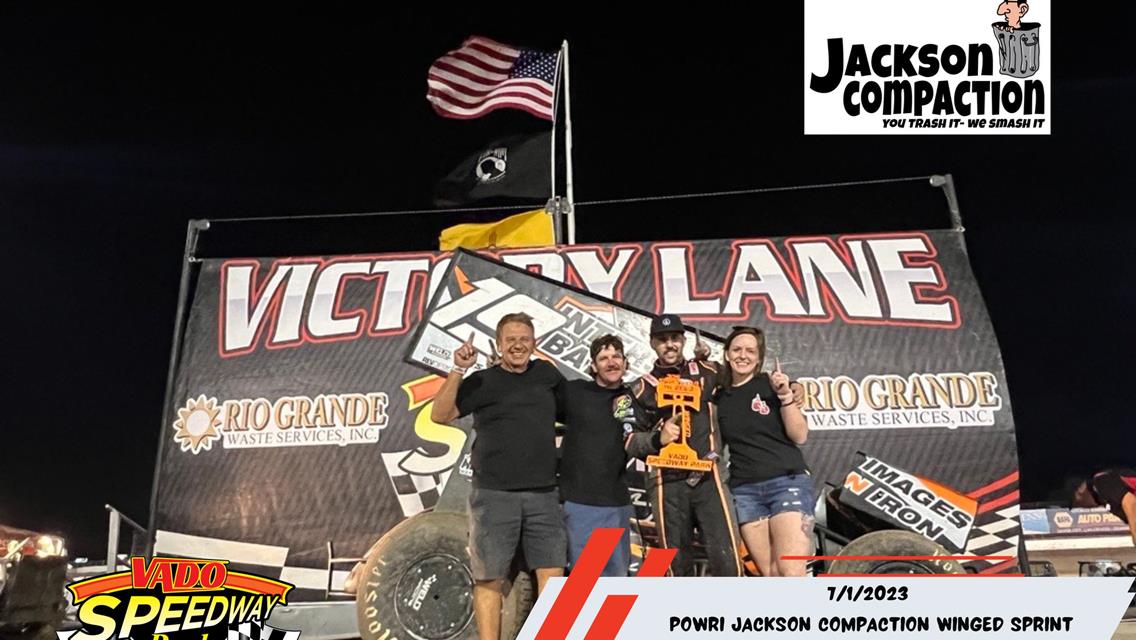 Wes Wofford Wins in Jackson Compaction POWRi Vado 305 Sprint Feature