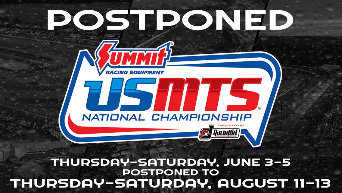 USMTS weekend postponed