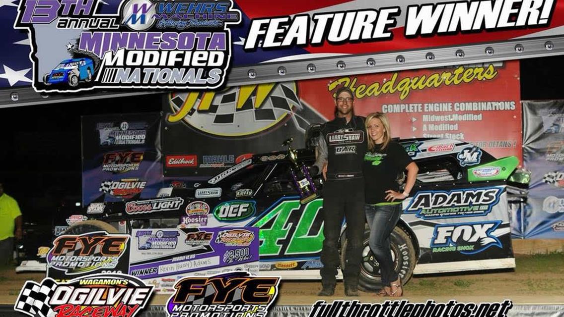 Buzzy Adams Wins Minnesota Modified Nationals