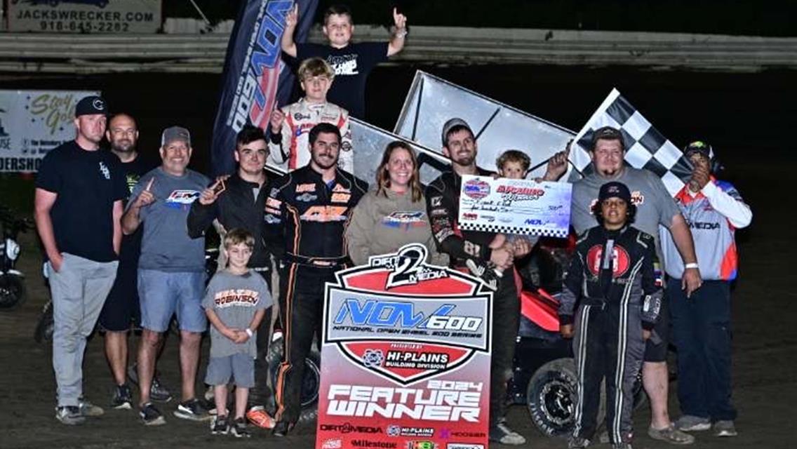 Flud Doubles and Weger Wins Wednesday’s Sooner 600 Week Opener at Creek County Speedway with NOW600 National!