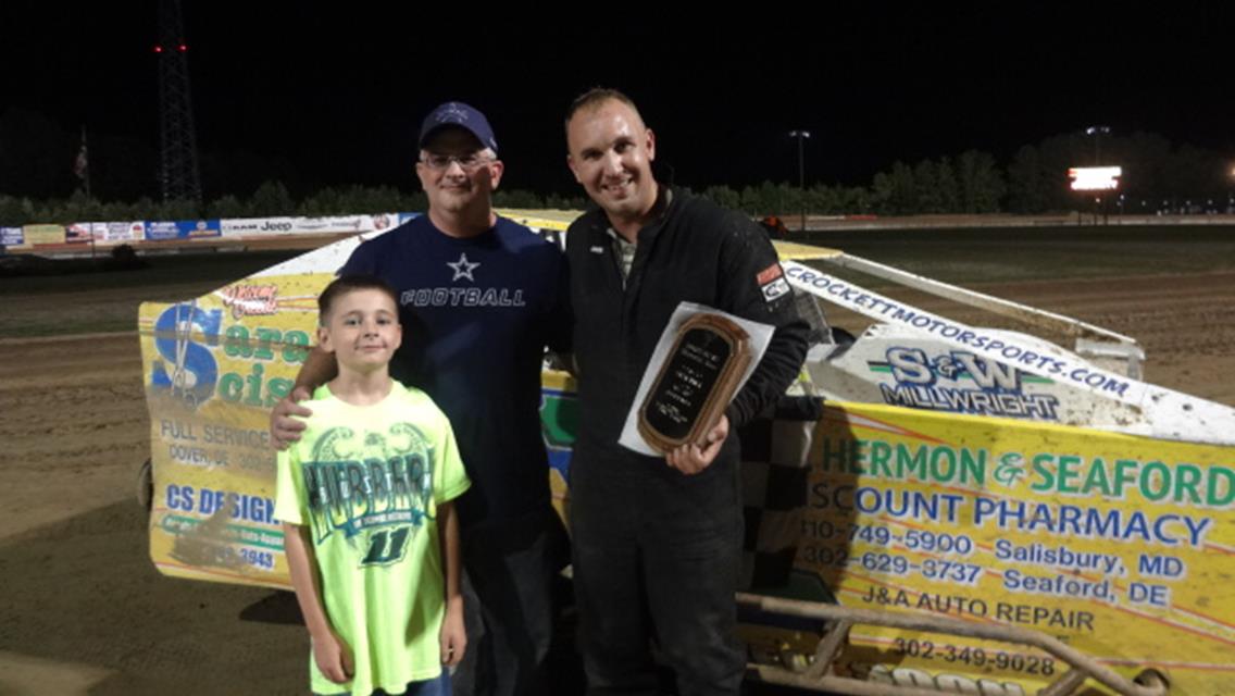 DWAYNE CROCKETT LEADS WIRE TO WIRE FOR SECOND CAREER WIN IN AC DELCO MODIFIEDS