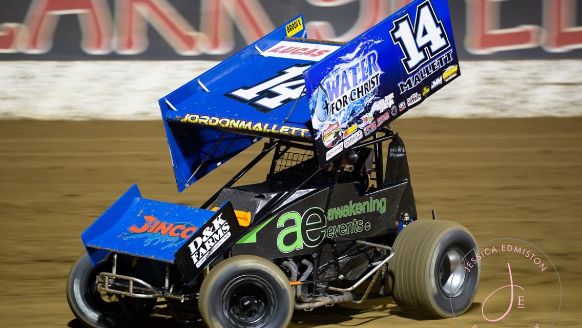 Mallett Charges Forward for Ninth-Place Finish at I-30 Speedway