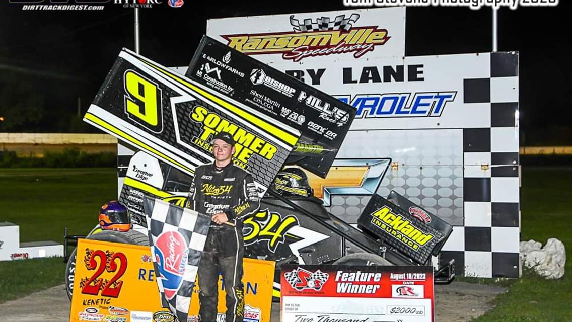 Liam Martin Wins Southern Ontario Sprints Return to Ransomville