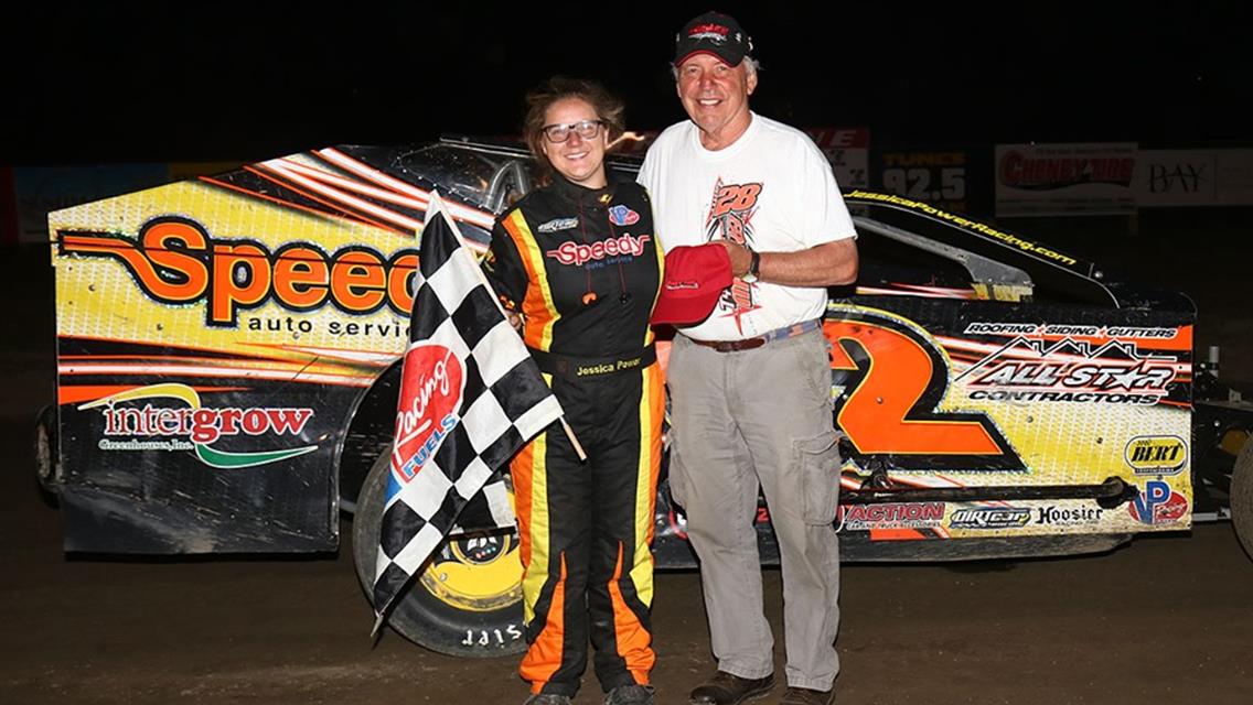 POINT LEADERS DUNN, KIRBY AND PETRIE PICK UP WINS AT CAN-AM JESSICA POWER GRABS DIRTcar SPORTSMAN WIN ON CHENEY TIRE NIGHT