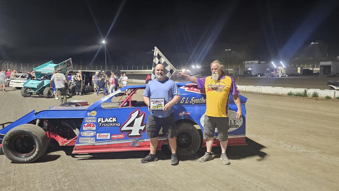 Congrats last nights winners for our Wissota Street stock and Wissota Mod 4 Special Events