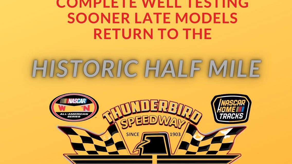 Thunderbird Speedway, Crawford County Speedway set for Sooner Late Models this weekend