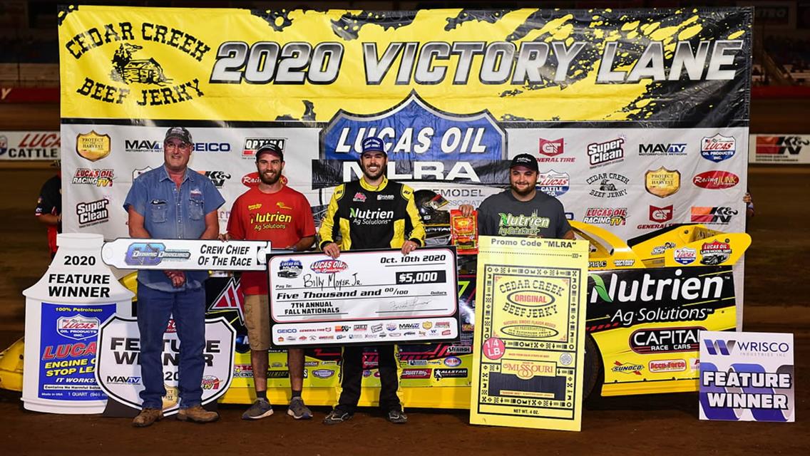 Moyer Jr. cruises to MLRA victory at Lucas Oil Speedway