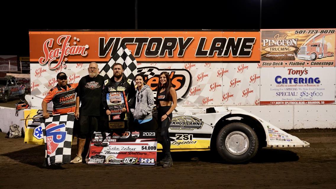 Zeitner, Searing and Zevenbergen Kick Off Silver Dollar Nationals Presented by MyRacePass With Opening-Night Victories at Huset’s Speedway