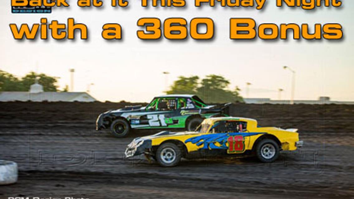 Back at it This Friday Night with a 360 Bonus