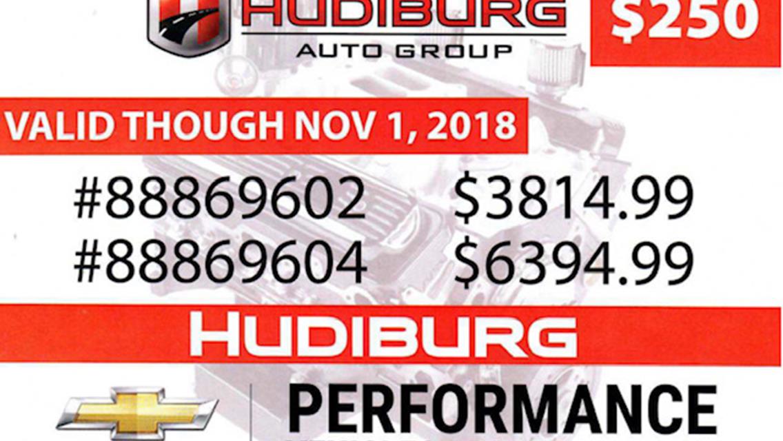 Hudiburg Chevrolet to be Marketing Partner with Longdale Speedway in 2019!