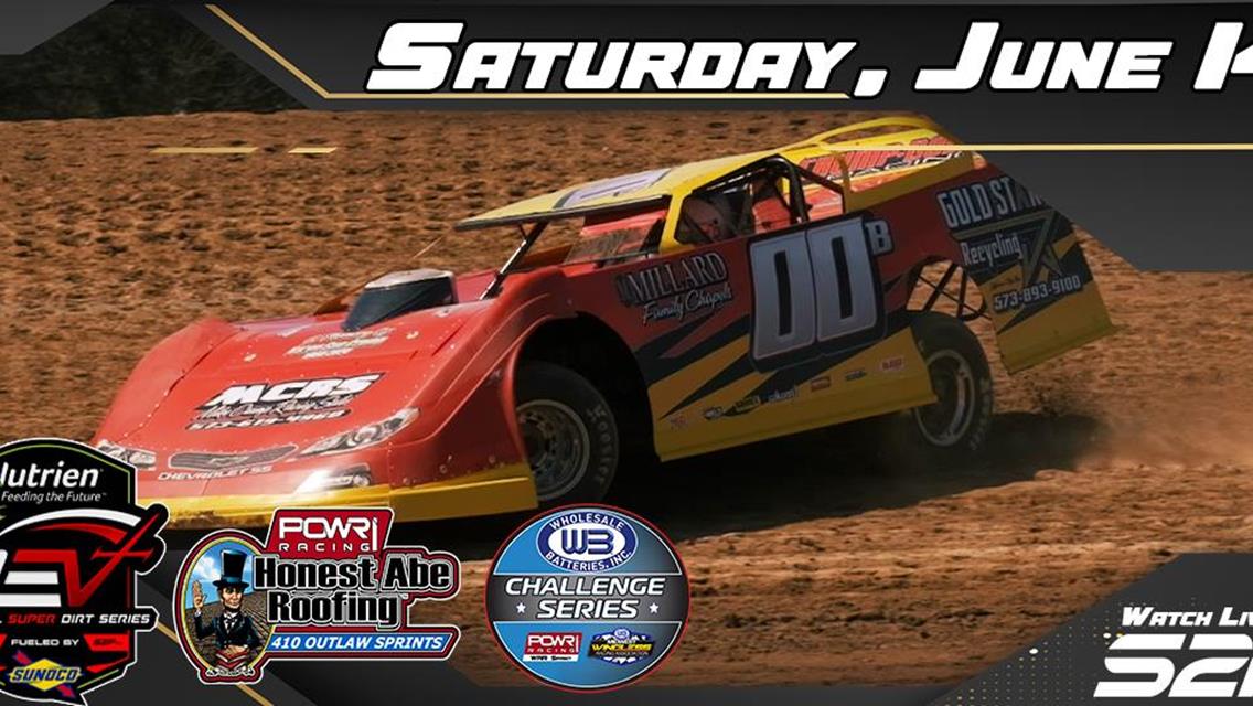 June 14: Father’s Day Special POWRi 410 &amp; REV Super Late Models at Lake Ozark Speedway