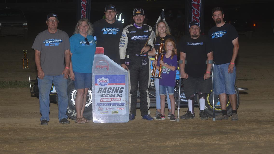 Charleston Can’t Contain Kreisel, Making Three Straight Wins with POWRi WAR