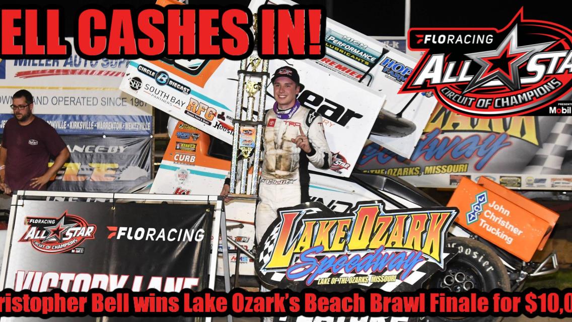 Christopher Bell wins Lake Ozark’s Beach Brawl Finale for $10,000