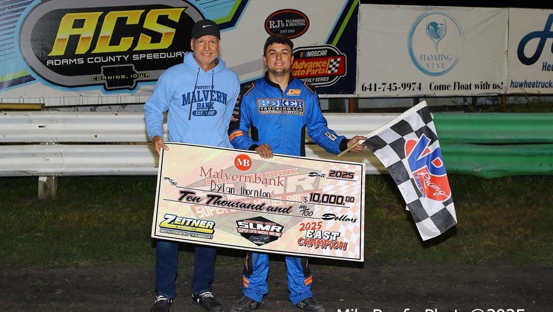 Adams County Speedway (Corning, IA) – Malvern Bank East Series – Pumpkin Dash – October 4th, 2025. (Mike Ruefer photo)